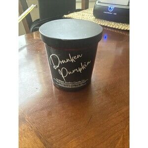 Driftess Studios Drunken Pumpkin Candle 10oz 4” Tall Glass Container